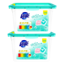 超能洗衣凝珠花漾护色50颗*2盒洗衣珠洗衣球持久留香洗洗衣服洗衣液 50颗*2盒