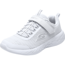 SKECHERS斯凯奇童鞋儿童运动鞋小白鞋女童休闲鞋魔术贴大童跑步鞋82007L 白色/WHT 32码