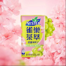 PLUS会员：雀巢（Nestle）茶萃樱花青提风味绿茶果汁 茶饮料 250ml*6 联包