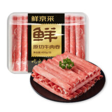 plus会员、3日0点：鲜京采 原切牛肉卷400g