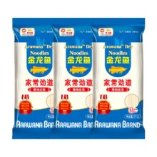 再降价、88VIP：金龙鱼 家常劲道挂面1000g*3包
