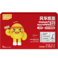 英氏（Engnice）忆小口儿童意面意大利面儿童意面番茄肉酱100g尝鲜装