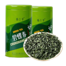 plus会员:春上早 特级碧螺春 2024新茶 绿罐碧螺春 125g*2罐