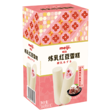 PLUS会员、需礼金：meiji 明治 炼乳红豆雪糕 64g*6支 彩盒装*6件（任选6件）