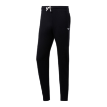 Reebok锐步官方男子CUFFE PANT抽绳系带经典百搭舒适运动休闲卫裤 FK6024_黑色 A/2XL