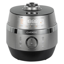 福库（CUCKOO）电饭煲韩国原装进口多功能家用2倍高压电饭锅可预约定时智能语音自动洗涤双变压力不锈钢内胆饭煲 JHTS1011FS 5L