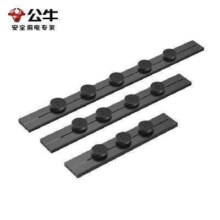 plus会员、京东百亿补贴:公牛（BULL）明装轨道插座 大师可移动滑轨插座 500mm+3个五孔墨云灰GN-GB3