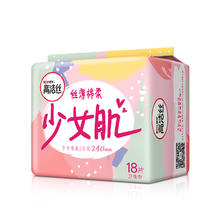 88VIP会员：kotex 高洁丝 少女肌系列卫生巾24cm*18片 低至0.39元1片哦~