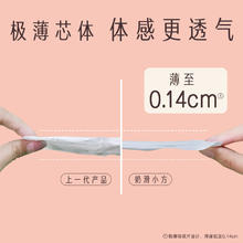 Herlab 她研社 护垫卫生巾奶滑小方柔软透气150mm日用96片