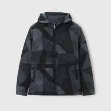 限尺码：HieiiKa 青春休闲两面穿外套秋季连帽时尚简约夹克男