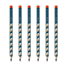 思笔乐（STABILO）洞洞笔铅笔 小学生文具 德国易抓握儿童正姿铅笔 经典款6支装322 HB 儿童铅笔1