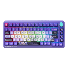 预售：机械师 K600T 三模连接 客制化机械键盘 IP联名款 白泽紫 凯华定制滕紫轴