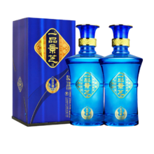 再补券：景芝 一品景芝蓝淡雅 芝麻香型白酒 52度 500ml*2瓶