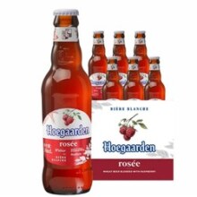 福佳(Hoegaarden)比利时风味果味 精酿啤酒 玫瑰红啤酒 248ml*6瓶