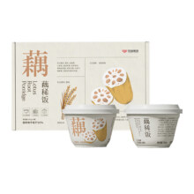 plus会员:同福（TONGFU PORRIDGE）八宝粥 藕稀饭165g*6碗*1箱＊2件