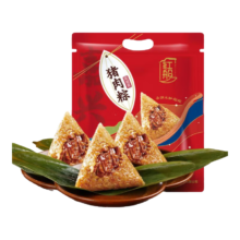 plus会员：红船嘉兴特产鲜肉粽子160g*3只