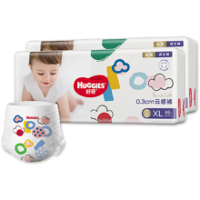 好奇（Huggies）金装成长裤XL96片(12-17kg)加大号婴儿尿不湿超薄柔软透气