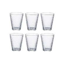 乐唯诗 锤纹水杯220ml*6个