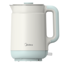 美的（Midea)电水壶热水壶电热水壶304不锈钢净甜小型一体家用1.5L容量暖水壶烧水壶开水壶SH15X1-105