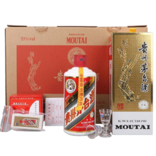 京东百亿补贴：MOUTAI 茅台 珍藏 黄飘带 53度 酱香型白酒 475ml*4瓶 原箱整箱 礼盒装
