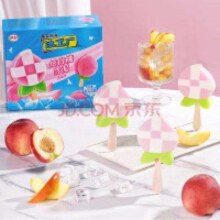 PLUS会员、需首购：伊利冰工厂 炫白桃雪泥味雪糕75g*6支/盒 CBA联赛官方合作雪糕冷饮*5件