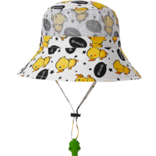 kocotree儿童防晒遮阳帽 小鸭子-网眼款 L（54-57cm,6-12岁）