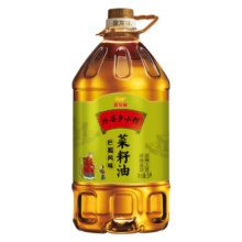 金龙鱼 食用油 非转压榨 外婆乡小榨巴蜀风味菜籽油5L