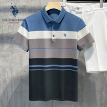 PLUS会员！U.S. POLO ASSN. 男士短袖polo衫 JC-UPAD2312