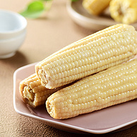 4小时锁鲜，园侬鲜 真空包装东北白糯玉米 220g*10支