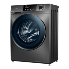 美的（Midea）滚筒洗衣机全自动 10KG公斤智能家电超薄家用大容量带烘干洗烘一体消毒除菌洗 快净科技羽绒云朵烘 MD100V58WT