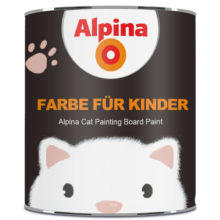 阿尔贝娜（Alpina） 阿尔贝娜Alpina喵喵画板漆儿童房涂鸦DIY乳胶漆可调色水性黑板漆 喵喵画板漆 1L