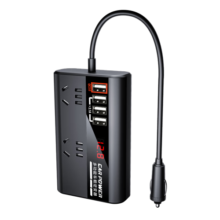 准航车载逆变器12v24v转220v大功率12伏升220伏电源多功能汽车充电点烟转换变压器插座快充货车通用