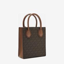 MICHAEL KORS 迈克·科尔斯 MERCER系列 女士手提包 35T1GM9C0I200 深棕/橡果棕 超小号
