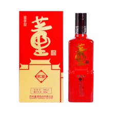 董酒 新版家宴54度500ml董香型贵州高度白酒纯粮固态酿造过节送礼盒装 500ml单瓶