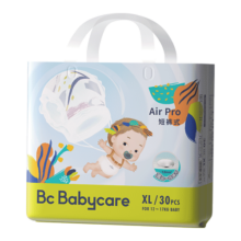 babycare Air pro超薄透气拉拉裤透气婴儿尿不湿成长裤XL30+2片(12-17kg)