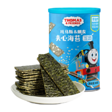 Plus、概率券:小火车Thomas托马斯 海苔夹心脆 芝麻味40g*14件