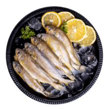 GUO LIAN国联龙霸 东海国产小黄鱼1.2kg24-33条 精选深海鱼 家庭储备冰冻