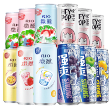 PLUS会员：RIO锐澳 预调 鸡尾酒 果酒 白桃味 强爽 微醺 清爽 组合 330ml*8罐*2件