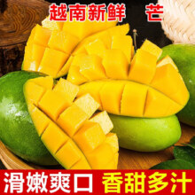 越南青芒果新鲜现摘 9斤带箱(净重8.5) 大果单果300-400g