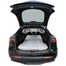 TESCAMP适用于特斯拉ModelY3汽车载床垫露营后排便携折叠睡觉记忆棉床垫 Model Y折叠款床垫【深色床罩】