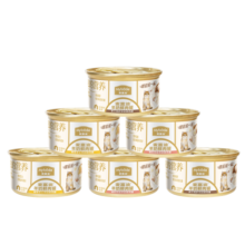 麦富迪 猫罐头猫条 成幼猫通用宠物冻干猫零食湿粮羊奶大肉罐85g*6