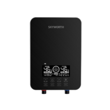 PLUS会员：SKYWORTH 创维 D873 即热式电热水器 6000W 水电分离 小屏黑+变频恒温+漏保开关
