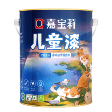 嘉宝莉儿童漆内墙乳胶漆净味抗甲醛全效无添加儿童房间墙面漆6.4kg