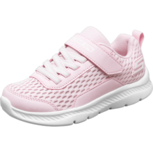 Skechers斯凯奇大童鞋夏季女童运动鞋时尚魔术贴轻便网孔儿童鞋子664168L 黑色/紫色BKPR 32码