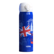 膳魔师(THERMOS) 保温杯保冷杯伦敦篇500ml 不锈钢车载水杯壶旅行出游便携男女学生杯子生日礼物JNL-500-LD