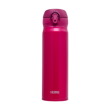 膳魔师(THERMOS) 保温杯保冷杯红色500ml 不锈钢车载水杯壶旅行出游便携男女学生杯子生日礼物JNL-502