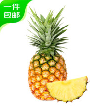 京东百亿补贴：京鲜生 凤梨哥 国产金钻凤梨 净重1.5kg 单果500g+