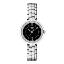 天梭（TISSOT）瑞士手表 弗拉明戈系列腕表 钢带石英女表 T094.210.11.051.00