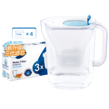 Plus立减，百亿补贴：碧然德 设计师 净水壶style Cool壶+滤芯2.4L装新品 style cool+3枚标准版滤芯