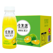 88VIP：佳果源 佳农旗下 100%小青柠复合果汁礼盒 280g*9瓶